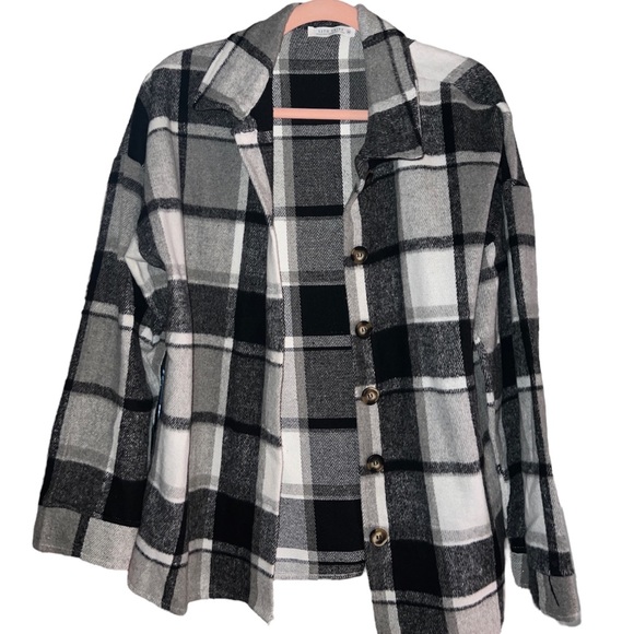 12th Tribe - Stonington Black Multi Flannel (Size M) - Picture 2 of 3